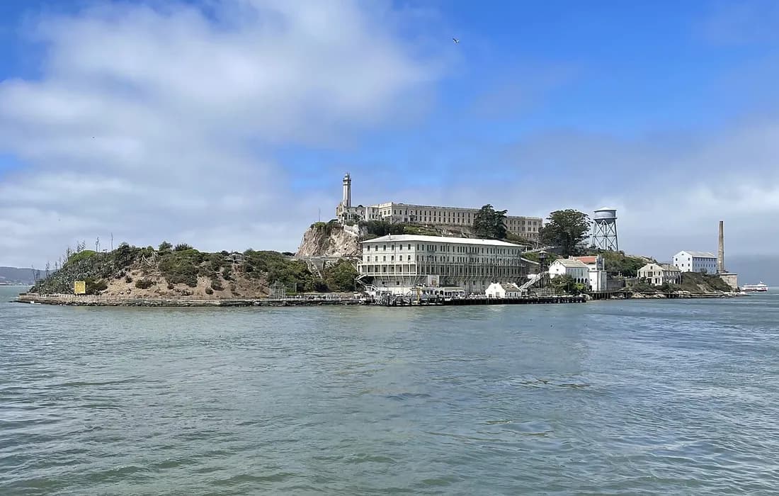 Alcatraz and waterfront