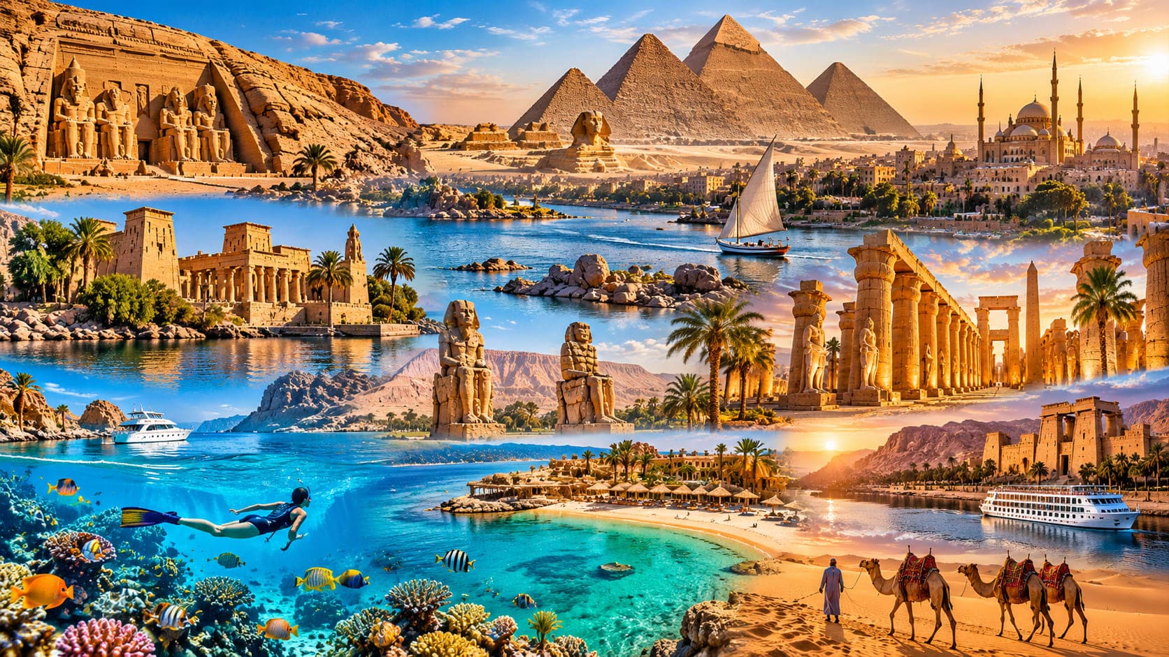 Hurghada, Cairo and Luxor: How to Move Between Them