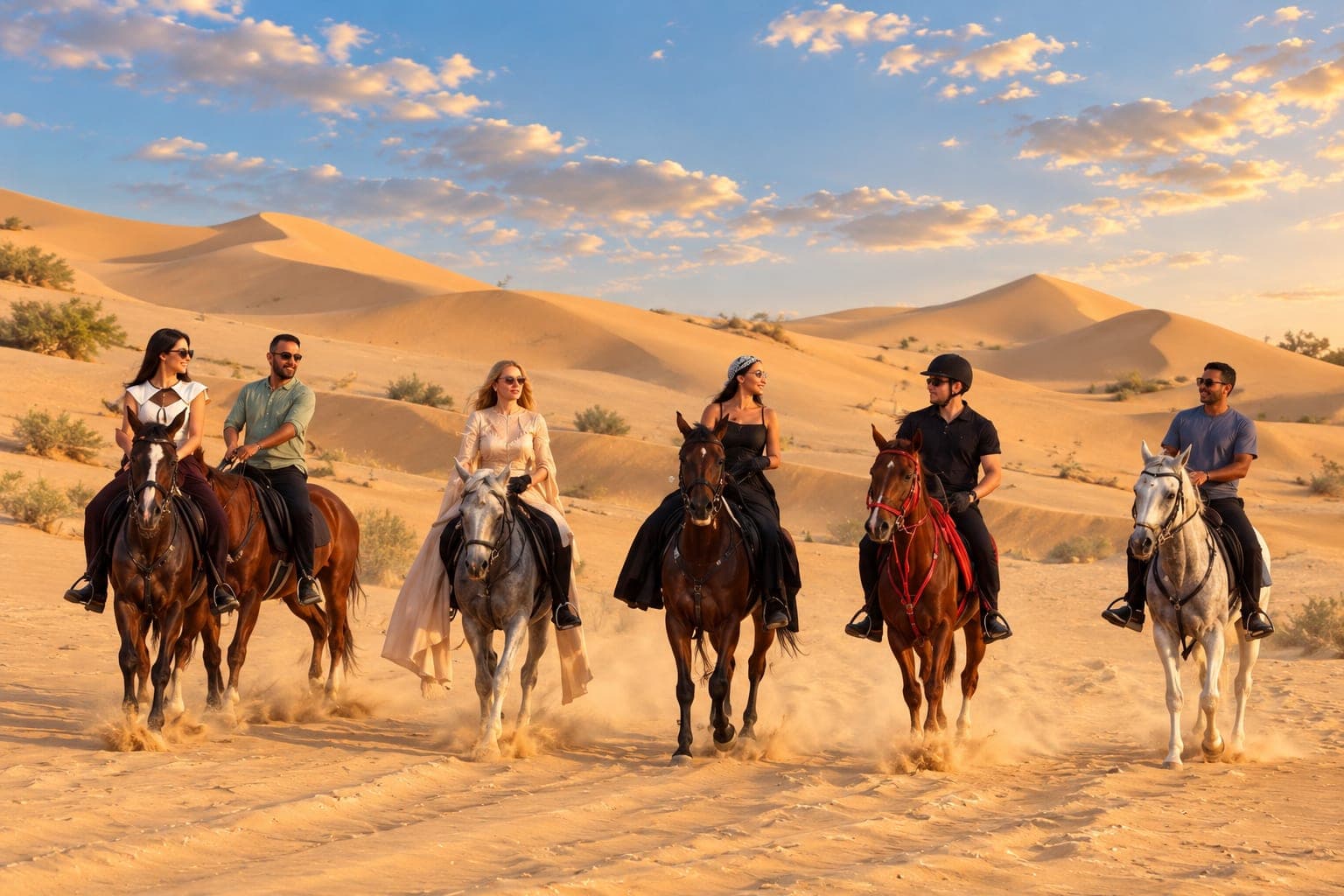 Cabalgata en el desierto de Dubai - Paseo de cuarenta y cinco minutos
